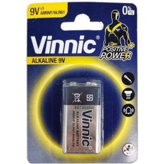 ΜΠΑΤΑΡΙΕΣ ΑΛΚΑΛΙΚΕΣ VINNIC  9V