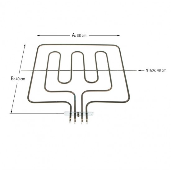 ΑΝΤΙΣΤΑΣΗ ΦΟΥΡΝΟΥ ΚΟΥΖΙΝΑΣ ΑΝΩ ΜΕ ΝΤΙΖΑ ELCO DELONGHI WHIRLPOOL ΦΑΡΔΙΑ 3000W 481925928811