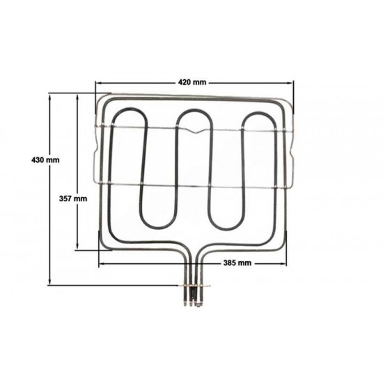 ΑΝΤΙΣΤΑΣΗ ΦΟΥΡΝΟΥ ΚΟΥΖΙΝΑΣ ΑΝΩ ΓΚΡΙΛ MIELE  2672932 