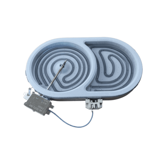 ΕΣΤΙΑ ΚΟΥΖΙΝΑΣ ΚΕΡΑΜΙΚΗ ΟΒΑΛ ΔΙΠΛΗ 27x17CM 1800W