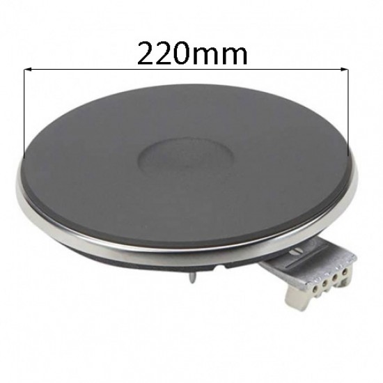 ΕΣΤΙΑ ΚΟΥΖΙΝΑΣ ΜΑΝΤΕΜΕΝΙΑ ΓΕΝΙΚΗΣ ΧΡΗΣΗΣ 2000W Φ220ΜΜ 4 ΕΠΑΦΕΣ ΦΑΡΔΥ ΣΤΕΦΑΝΙ