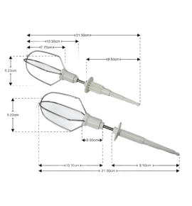 ΑΝΑΔΕΥΤΗΡΕΣ ΜΑΡΕΓΚΑΣ ΜΙΞΕΡ ΧΕΙΡΟΣ MOULINEX SET MAJOR SUPERMIX 150 A08B03 MX027