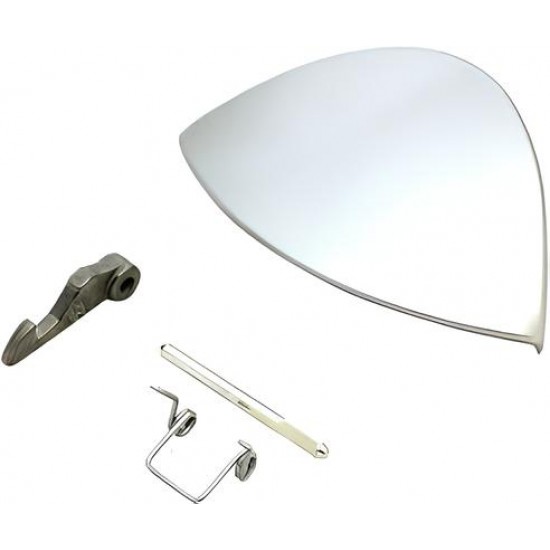 ΧΕΙΡΟΛΑΒΗ ΠΟΡΤΑΣ ΠΛΥΝΤΗΡΙΟY ΡΟΥΧΩΝ ARISTON INDESIT C00076583 KIT ΓΚΡΙ