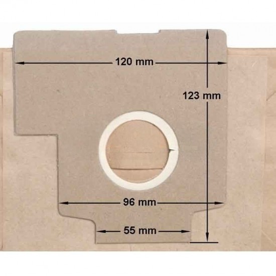 ΣΑΚΟΥΛΑ ΗΛΕΚΤΡΙΚΗΣ ΣΚΟΥΠΑΣ ΧΑΡΤΙΝΗ 10 ΤΜΧ  PROGRESS 2310 2335
