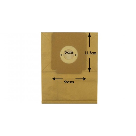 ΣΑΚΟΥΛΑ ΗΛΕΚΤΡΙΚΗΣ ΣΚΟΥΠΑΣ ΧΑΡΤΙΝΗ ΗΟΒΒΥ MORRIS ELECTROLUX ZANUSSI BLUE SKY JC861E BS1216 SET 5 ΤΕΜ + 2 ΦΙΛΤΡΑ